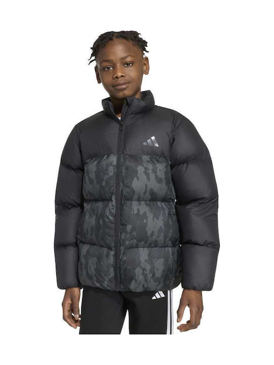 adidas Jkt Детско спортно яке късо черно