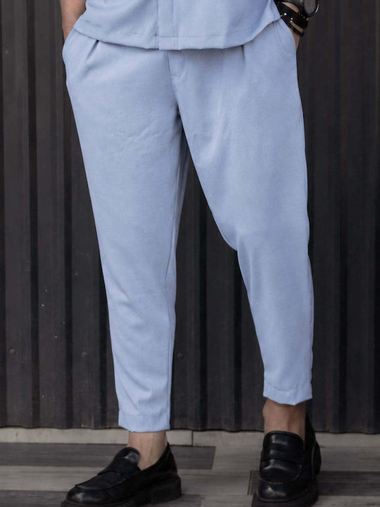 Henry Clothing Ανδρικό Παντελόνι Γαλάζιο