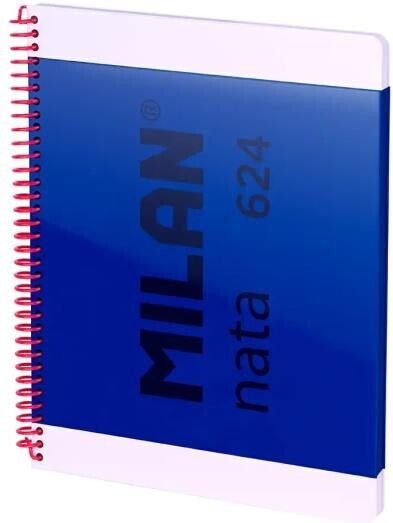 Milan Spiral Ruled Notebook A4 80 Paper Sheets Blue