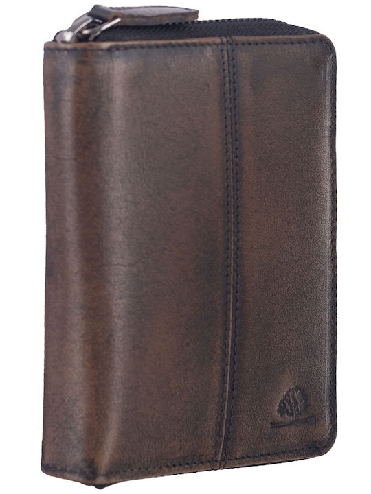 Greenburry Small Leather Women's Wallet Brown