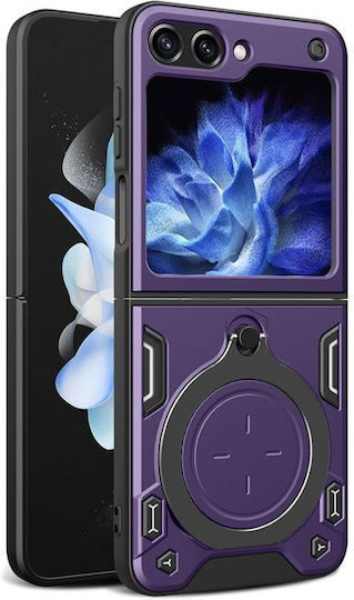 Orso Ringstand Slide Camera Back Cover Purple for Galaxy Z Flip7