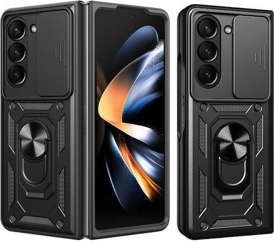 Orso Combo Kickstand Slide Back Cover Μαύρο (Galaxy Z Fold6)