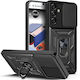 Orso Combo Kickstand Slide Back Cover Μαύρο (Galaxy M34)