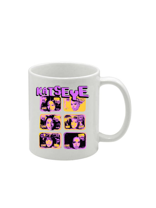 White Katseye Mug