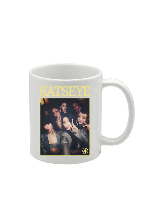 White Katseye Mug
