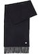Men's Wool Scarf Black