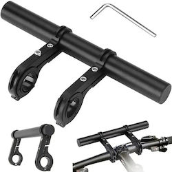 Extensie Pentru Ghidon De Bicicletă 20cm Din Aluminiu Cu Suport Dublu