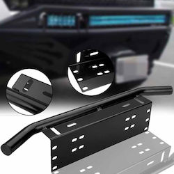 Suport Plăcuță Licență Bullbar Din Aluminiu Vopsit Cu Acoperire Electrostatică Proiector Pentru Vehicule Off-road Culoare Neagră Suport Plăcuță Licență Bullbar Din Aluminiu Vopsit Cu Acoperire Electrostatică Proiector Pentru Vehicule Off-road Culoare Neagră