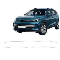 Capace decorative cromate pentru grila Volkswagen Tiguan din 2024 Capace decorative cromate pentru grila Volkswagen Tiguan din 2024