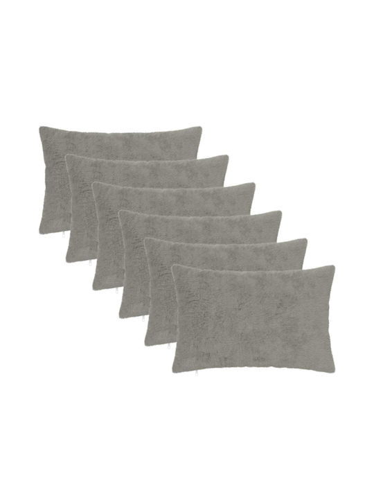 vidaXL Față De Pernă Heerlen Gri Deschis 50x30cm