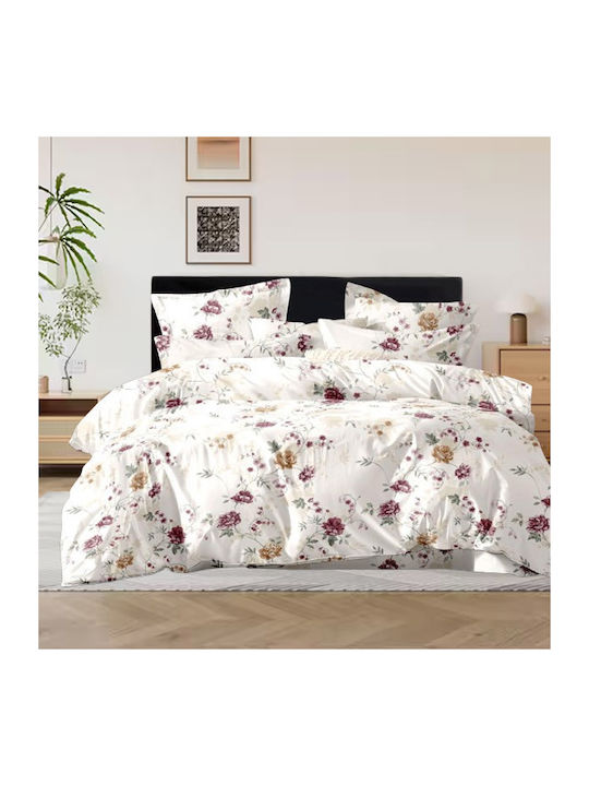SpitiBazaar Royal Module Cearceafuri De Pat Super Duble Cu Hugger Din Cauciuc 160x200+30cm Alb (4buc)