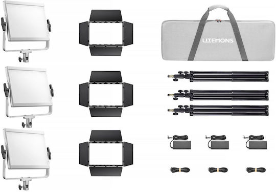 Godox Litemons Lp600bi K3 – Bi-color 60w Led Light Panel 3 Light Kit