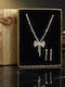 Velve Set With Earrings & Pendant Made of Gold