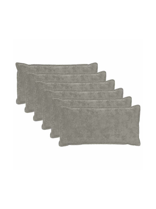 vidaXL Decorative Pillow Case Houten Light Grey...