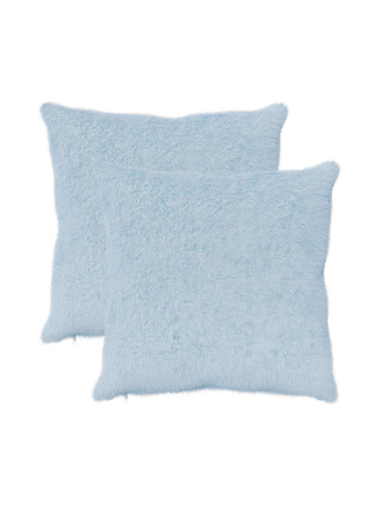 vidaXL Dekorativer Kissenbezug Heerlen Hellblau 60x60cm