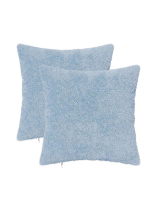 vidaXL Decorative Pillow Case Heerlen Light Blue 40x40cm