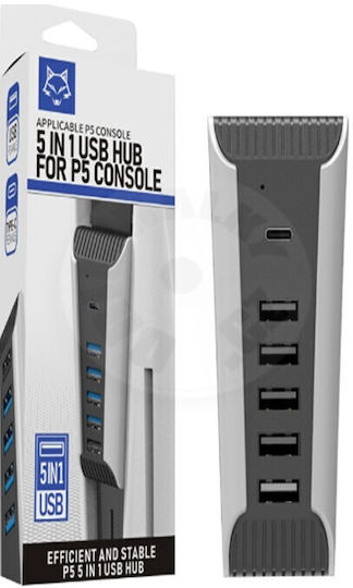 USB 3.0 Hub 5v1 PS5 HS-PS5027