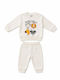 Kinder Sweatpants Set Gelb 2 Stück