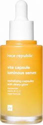 Face Republic Vita Capsule Luminous Хидратиращ Серум за Лице за Блясък и Подхранване 45ml Face Republic Vita Capsule Luminous Хидратиращ Серум за Лице за Блясък и Подхранване 45ml