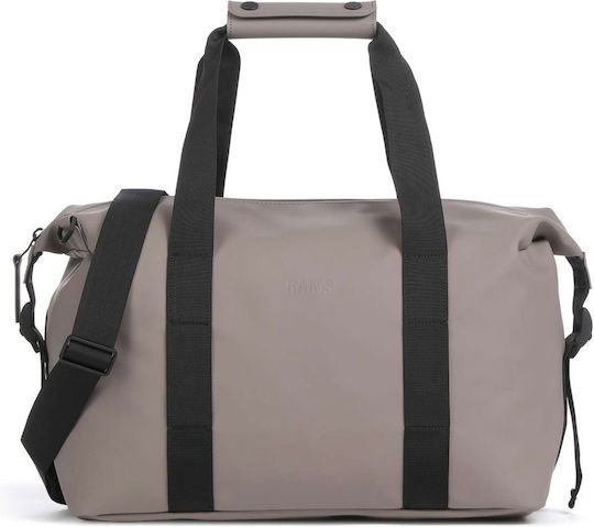 Rains Hilo Weekend Bag Small W3 Σακ Βουαγιάζ Καφέ Υφασμάτινο
