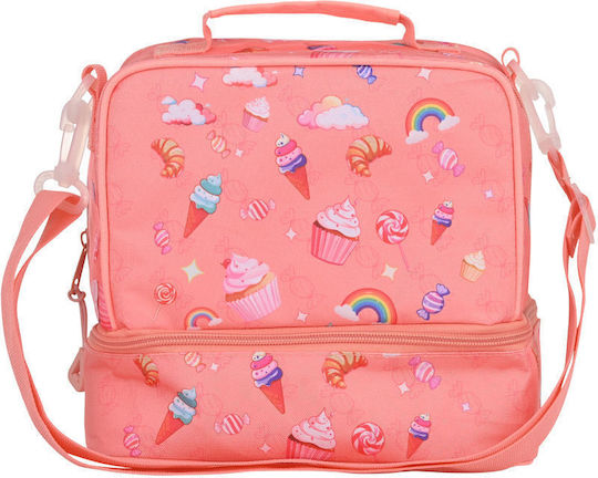Estia Save The Aegean School Insulated Handheld Lunch Bag 6 Litre Candy Sky 20cm