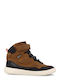 Anatomic Leather Kids Ankle Boots with Hoop & Loop Closure Brown