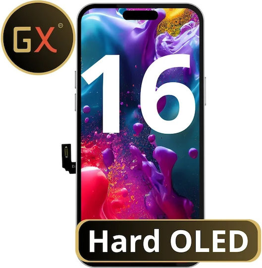 Ecran cu Mecanism Tactil pentru iPhone 16 (Negru)