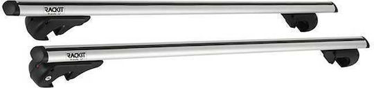 Rackit Rk004 Autodachträger Aluminium 135cm Silber Nissan Qashqai Dualis J12 5 Türen 2021+ 2 Stück