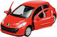 Welly Peugeot 207 Roșu Scara 1:34 42370