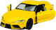 Welly Toyota Supra Statische Modelle Maßstab 1:34 Gelb