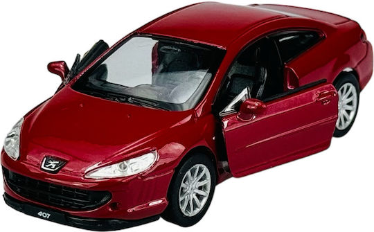 Welly Peugeot 407 Coupe Κοκκινο 1:34 42368