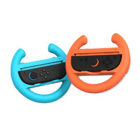 Yaxo Wheels Set Inferno Orange-blue Steering Wheel Covers