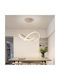Led Infinite Chandelier 2.4g Wifi Remote Control Light Cold Warm Neutral Adjustable Intensity