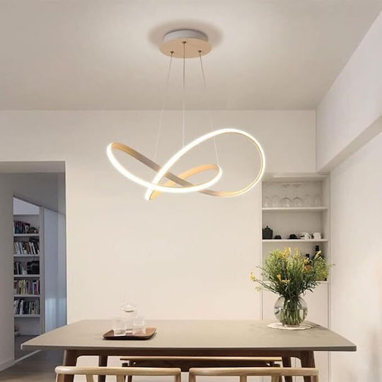 Led Infinite Chandelier 2.4g Wifi Remote Control Light Cold Warm Neutral Adjustable Intensity
