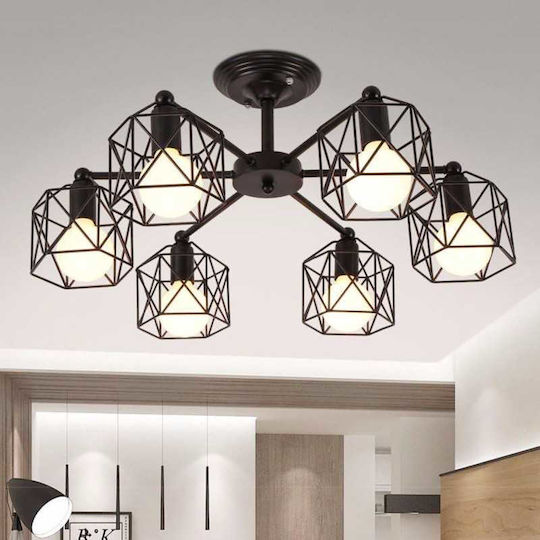 Vintage Chandelier E27 Max 6x40w