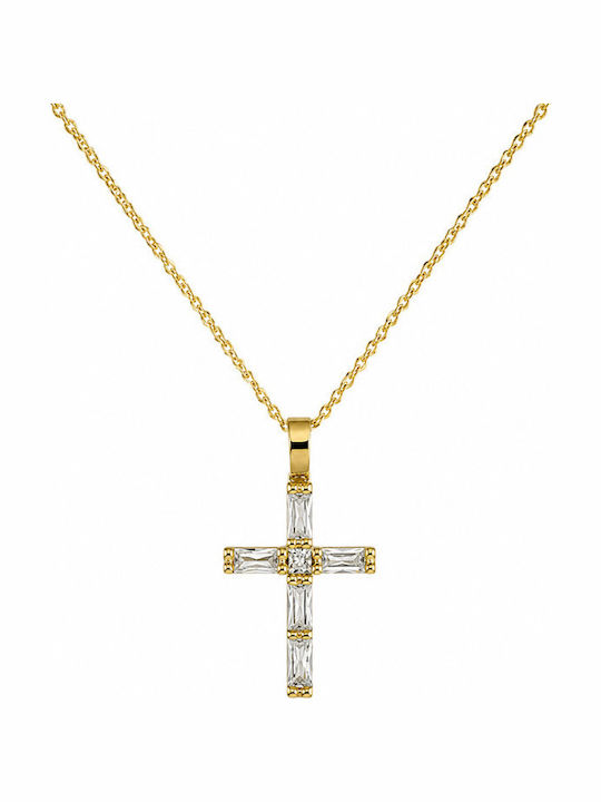 Atofio Kosmima Gold Cross 9K Without Chain