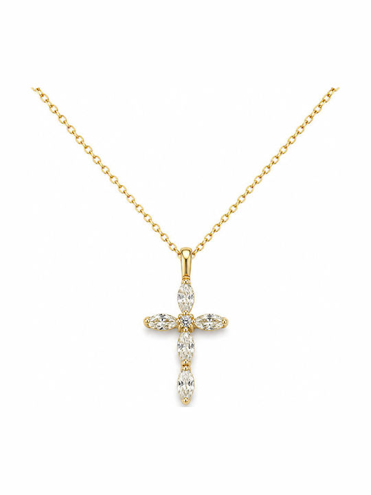 Atofio Kosmima Gold Cross 9K Without Chain