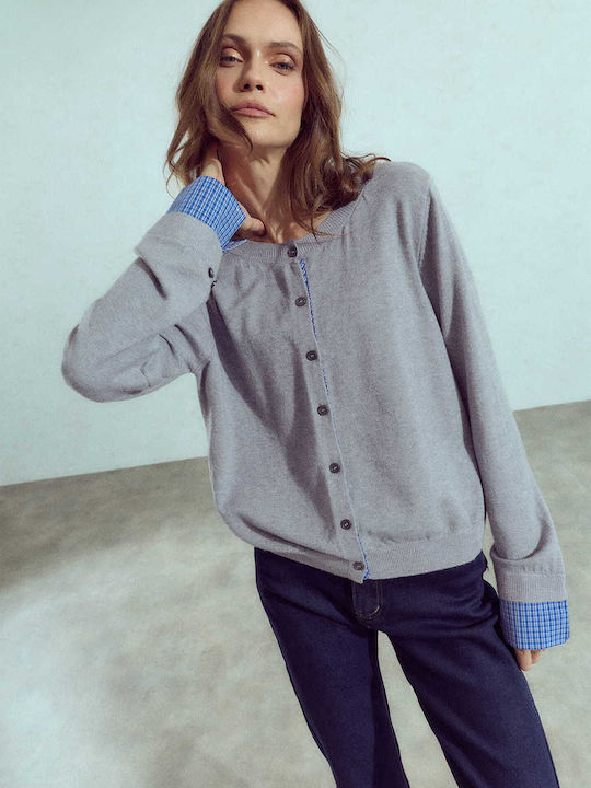 Celestino Gestrickte Damen Strickjacke Kariert ...