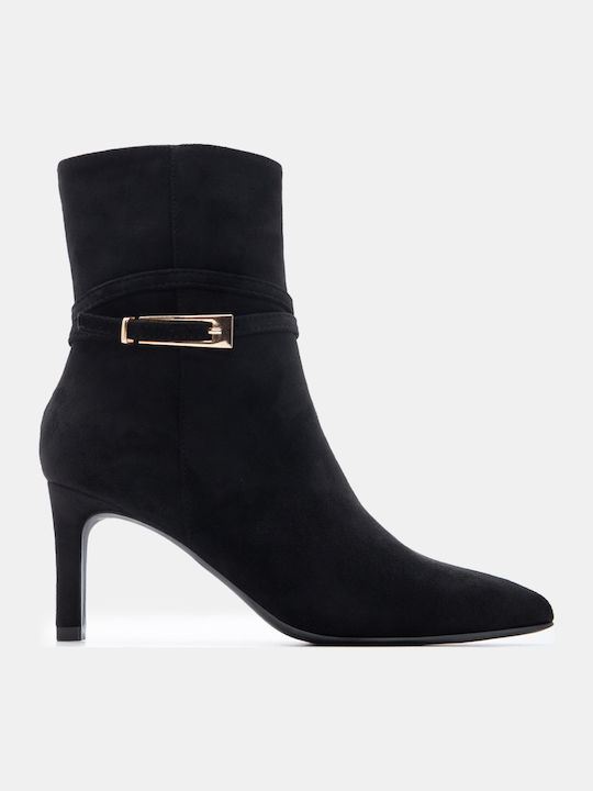 Luigi Suede Women's Ankle Boots with High Heel ...