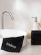 Sunshine Hotel Washcloth 30x30cm Black
