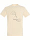 T-shirt Unisex " Addicted To Music " Cream