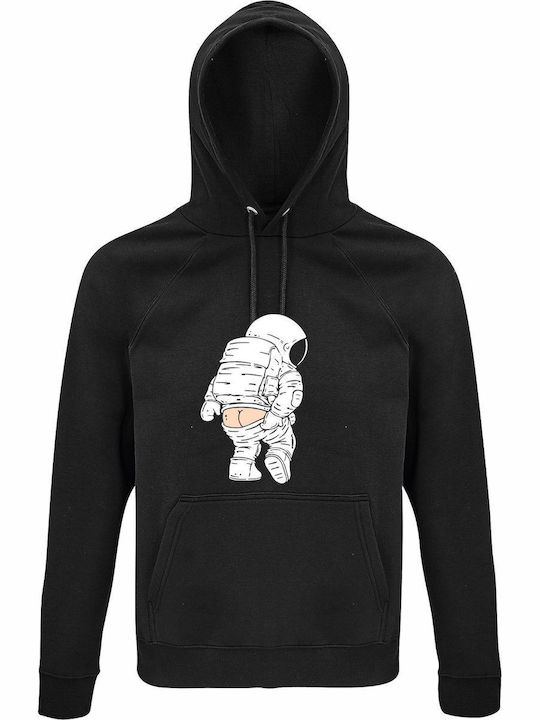 Hoodie Organic Unisex " Asstronaut Showing Ass ...