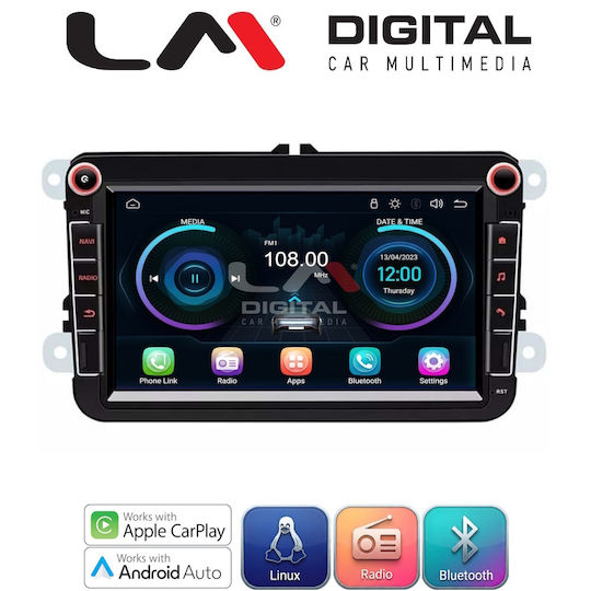 LM Digital Автомобилна Аудио Система 04>14 (Bluetooth/USB/Вграден Wi-Fi/GPS)