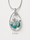 Elle Колиета с дизайн Сълза от Тюркоазена Смола