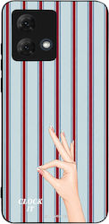 Husă Sonique Stripe Stories Series Motorola Mot...