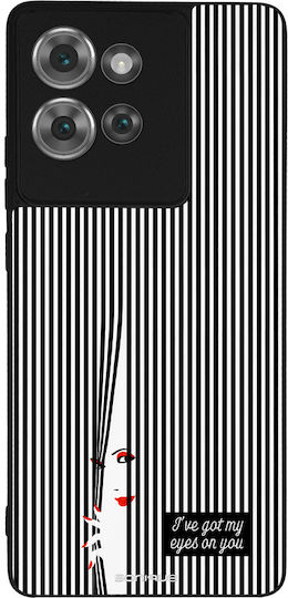 Θήκη Sonique Stripe Stories Series Motorola Edge 50 5g Eye On You – Μαύρο