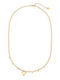 Papoulidis Jewellery Necklace With Heart Design In Gold Plated Steel
