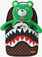 Sprayground Ghiozdan de Spate pentru Școala Gimnazială - Liceu Bear Pouch 2N1 Dlxsv