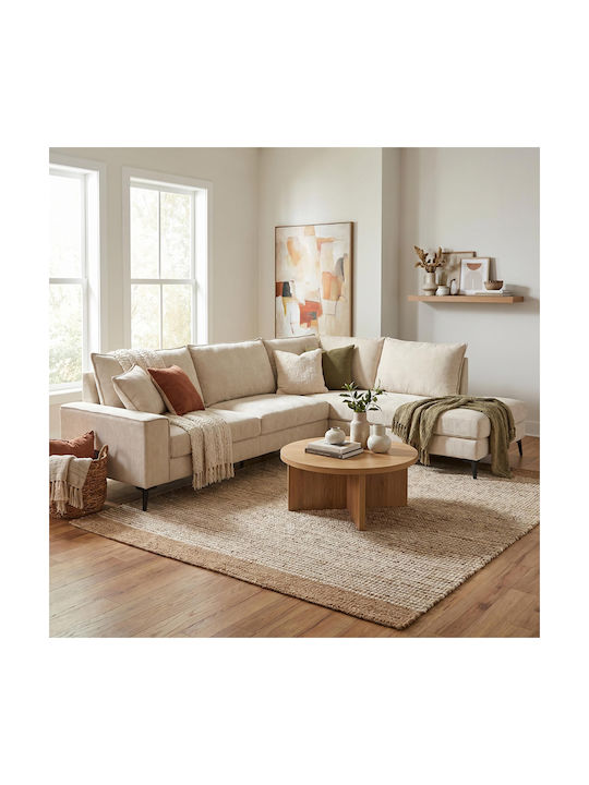 Zenqua Corner Couch with Right Corner Beige 291...