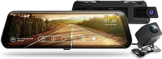 Xblitz Set Oglindă cu Cameră DVR Auto 4K cu Ecran 9.66" Wi-Fi și Cameră de Marșarier